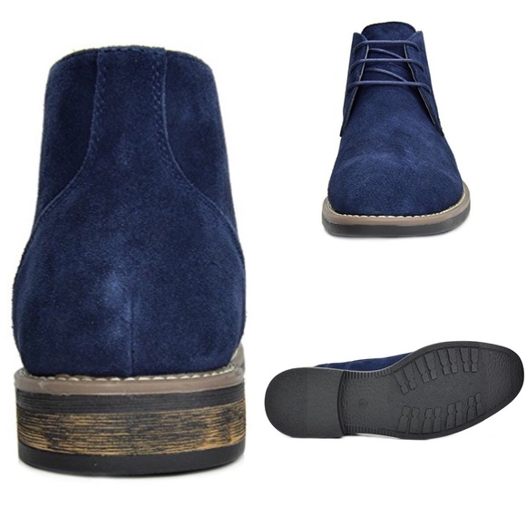 NEW Mens Suede Leather Oxford Lace Up Boots Chukka