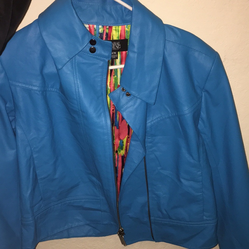 Prabal gurung leather jacket