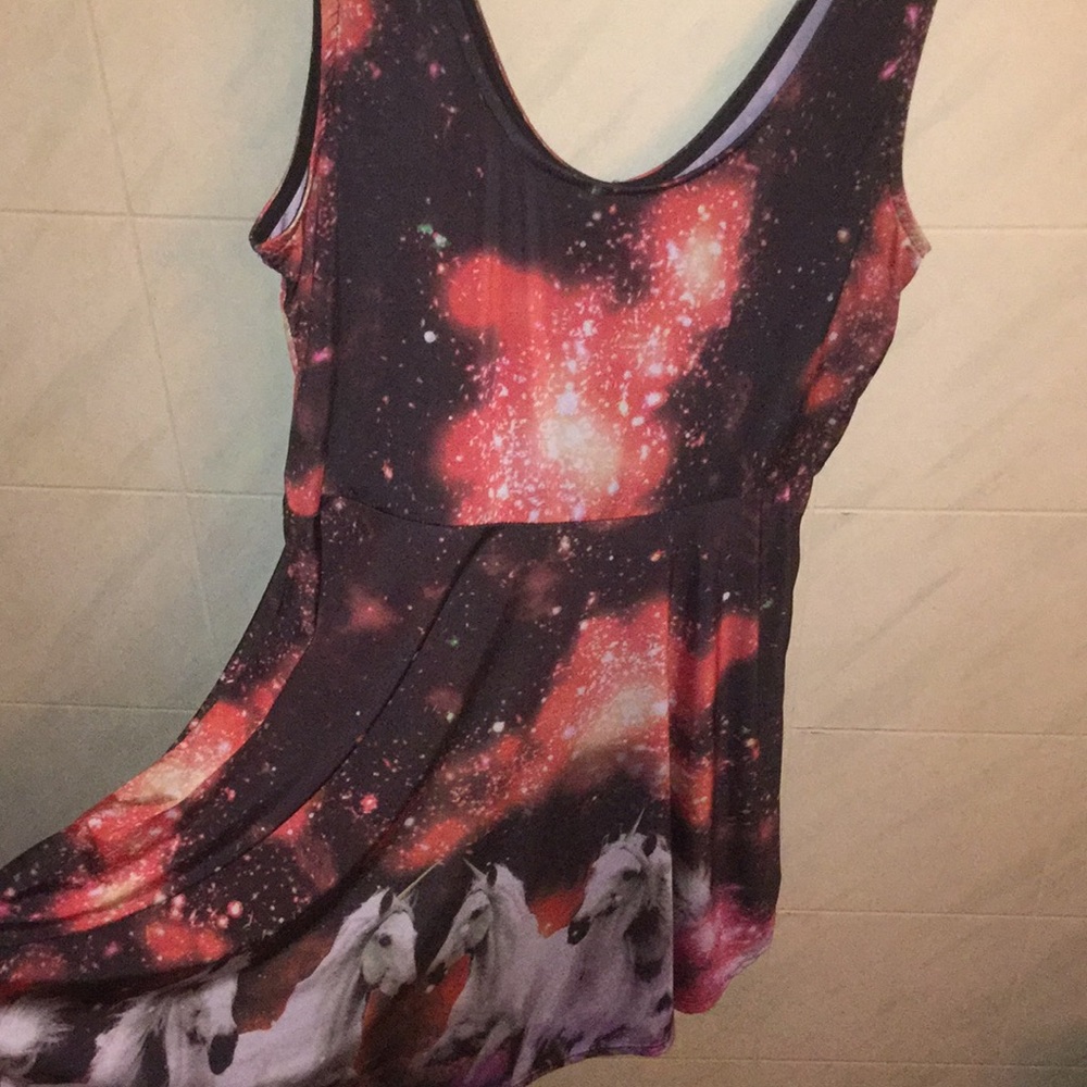 Galaxy Unicorn Skater Dress