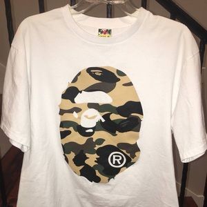 Bape 1st Camo Face Tee