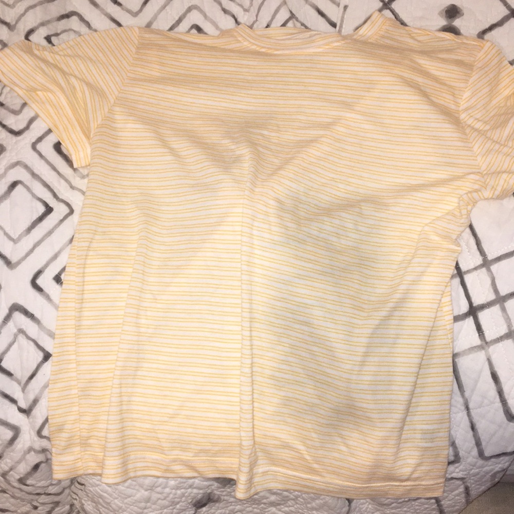 PACSUN Yellow striped shirt