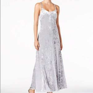 Calvin Klein Crushed Velvet Maxi Dress