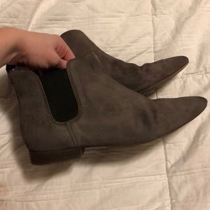 Madewell suede booties