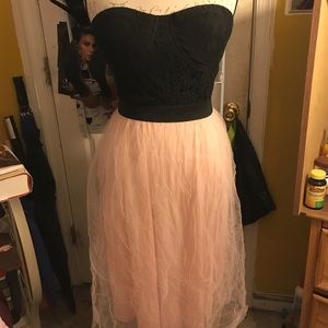 Charlotte Russe Black and Pink Dress