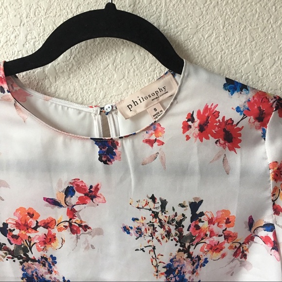 Floral silky blouse from Philosophy - Picture 3 of 3