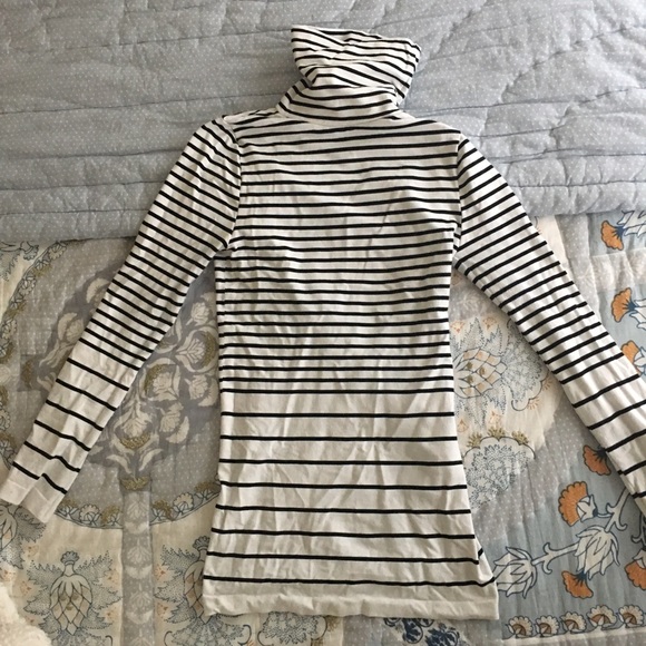 {free people} striped seamless turtleneck - Picture 2 of 4