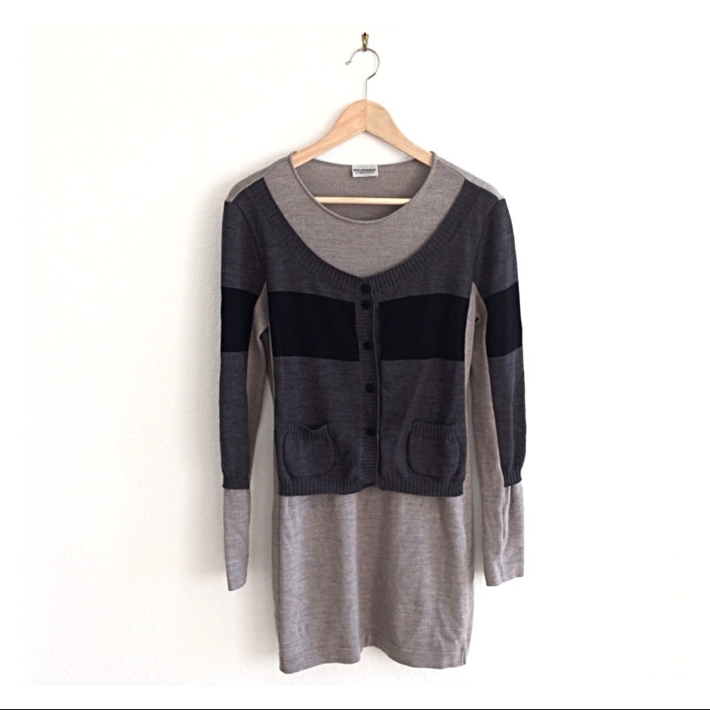 Philosophy di Alberta Ferretti Wool Sweater Dress