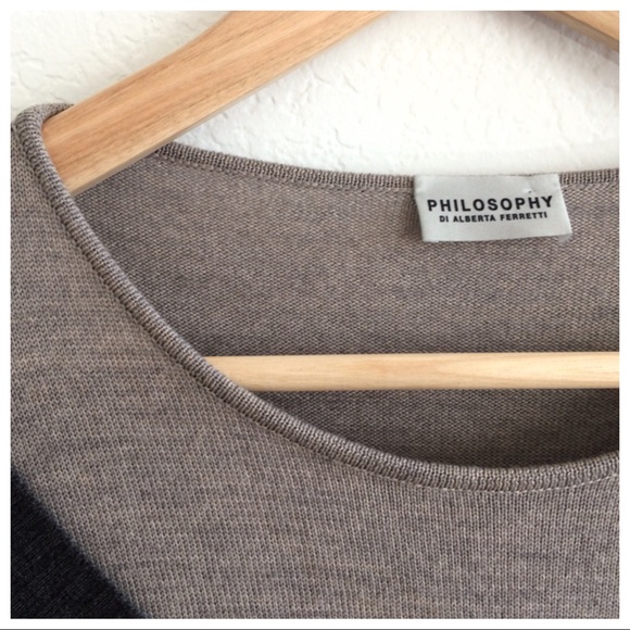 Philosophy di Alberta Ferretti Wool Sweater Dress - Picture 4 of 8