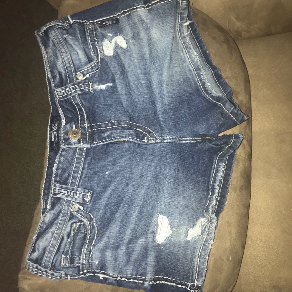 Silver shorts
