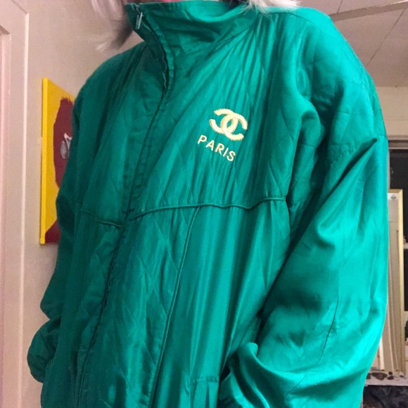 chanel windbreaker jacket