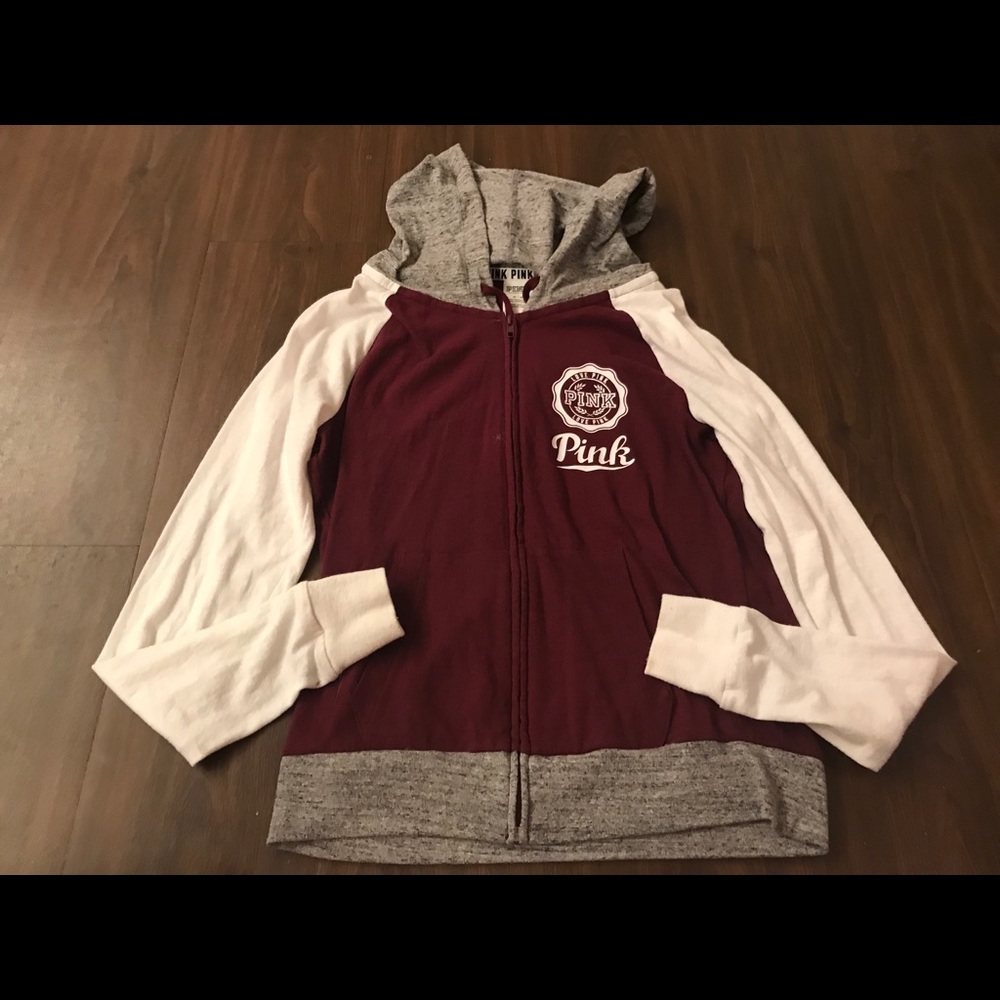 Pink Zip Hoodie