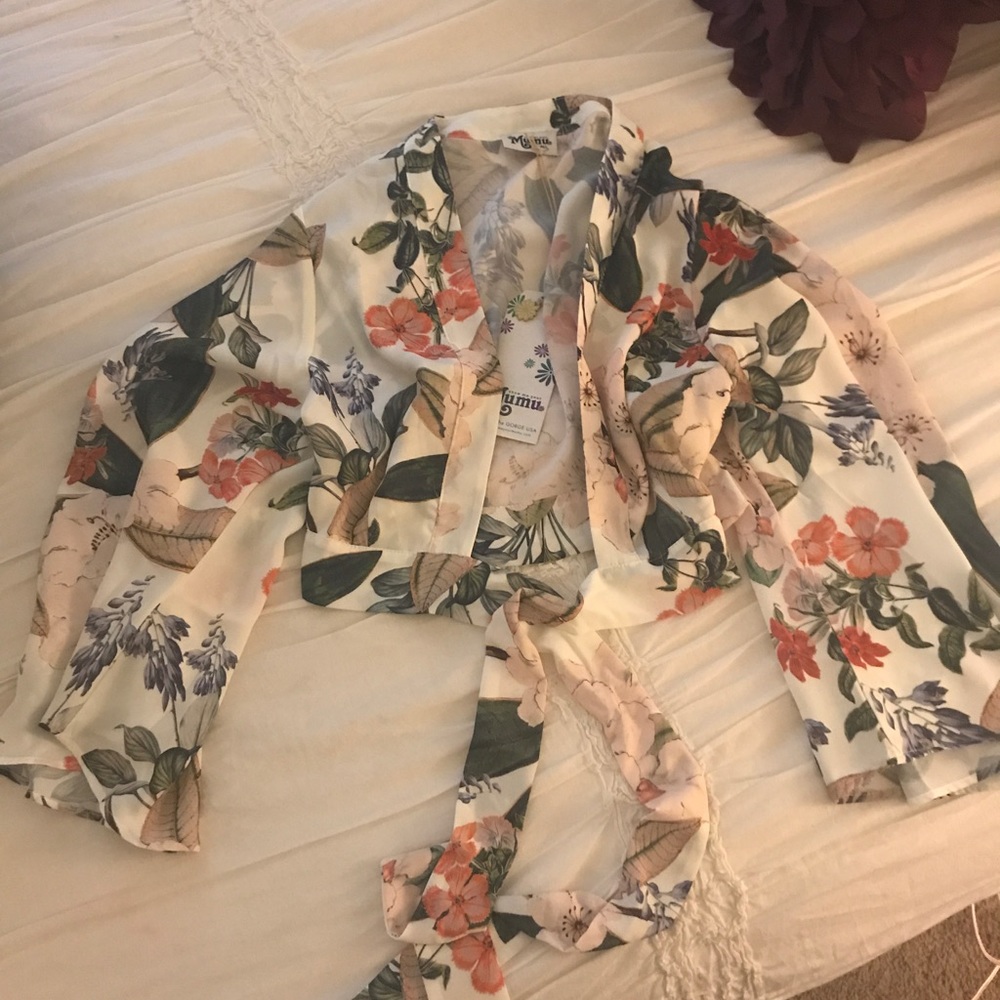 Show me your mumu Jordyn Tie Top