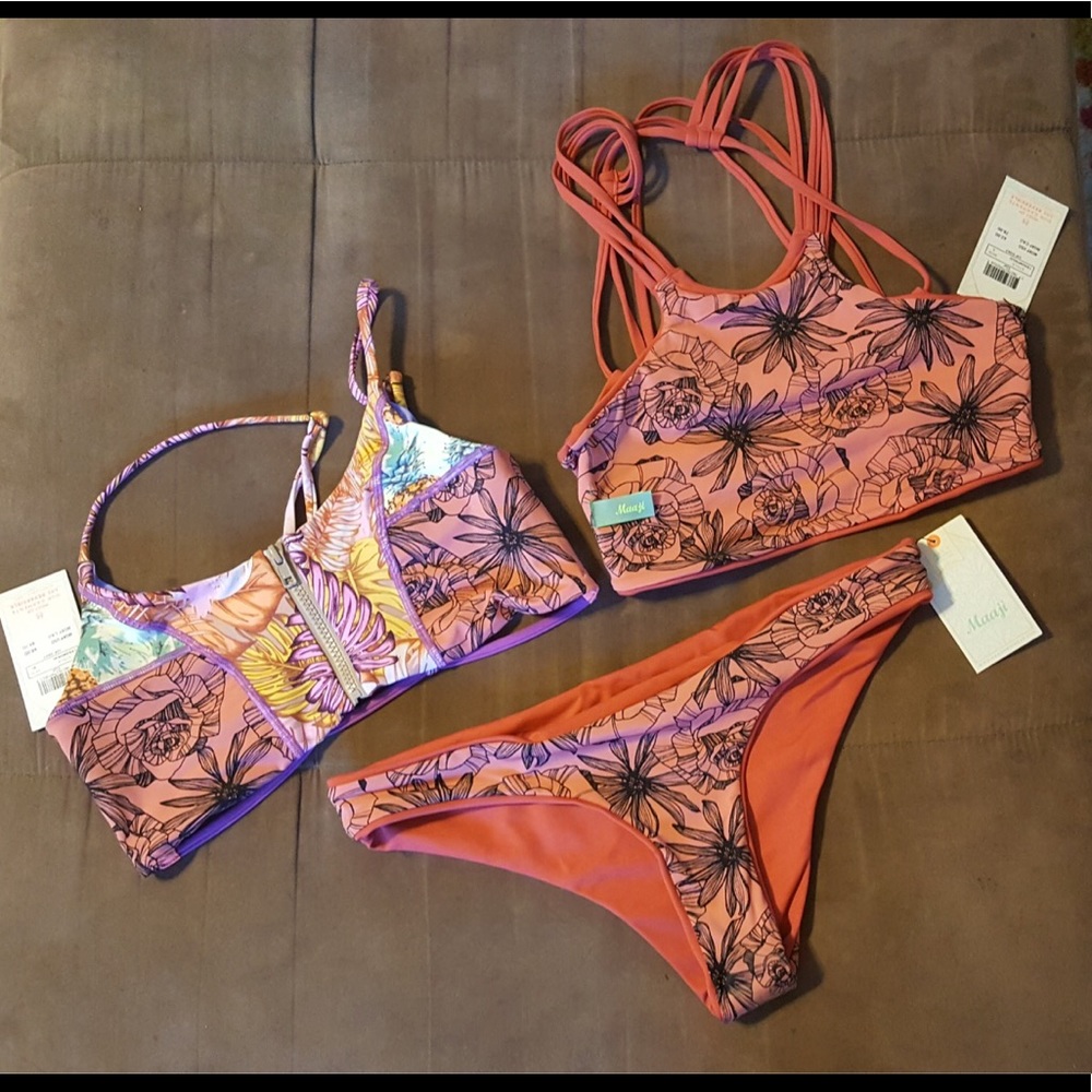 Maaji bundle rust/flower reversible **sold**