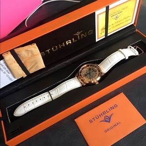 💯% Authentic Stuhrling Skeleton Automatic watch