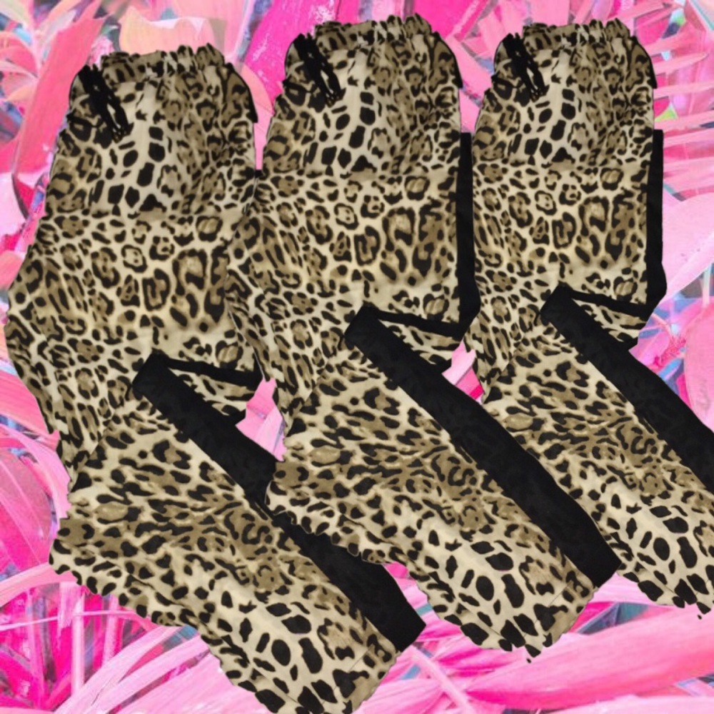 Leopard Joggers