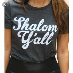 Shalom Y'all Peace Country Graphic Tee