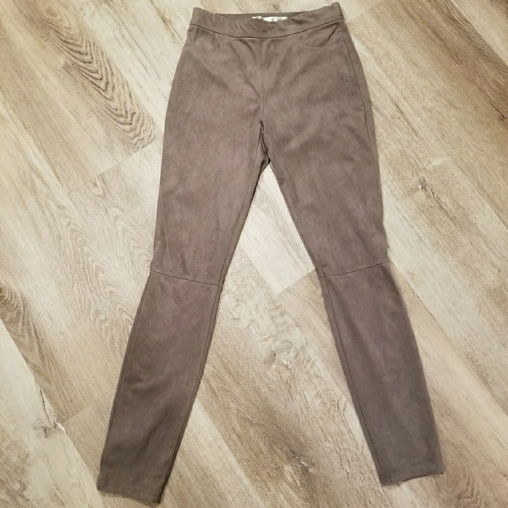 Max Studio Faux Taupe S leggings