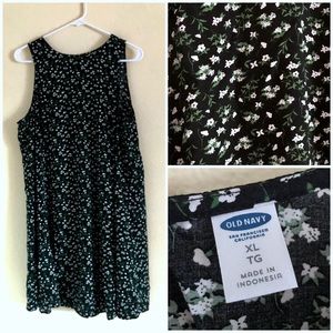 Old navy floral swing dress XL