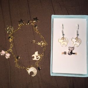 Sailor Moon inspired jewelry set
