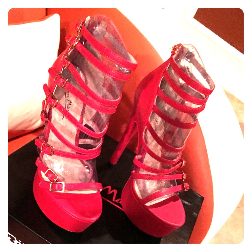 5 inch Fire Red Platform