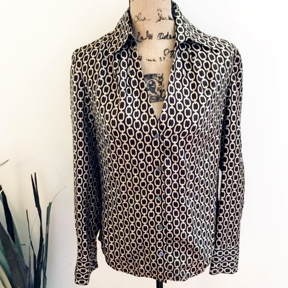 Chain link blouse Outlet