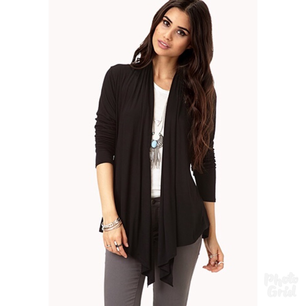 *NWOT!* Draped Open-Front Cardigan