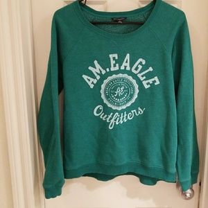 Green American eagle sweater