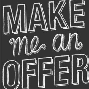Make me offers on my items on my closet