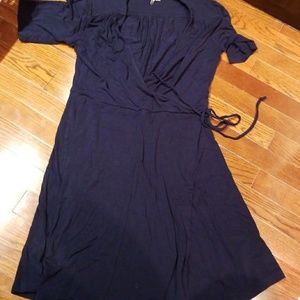 Asos maternity navy dress
