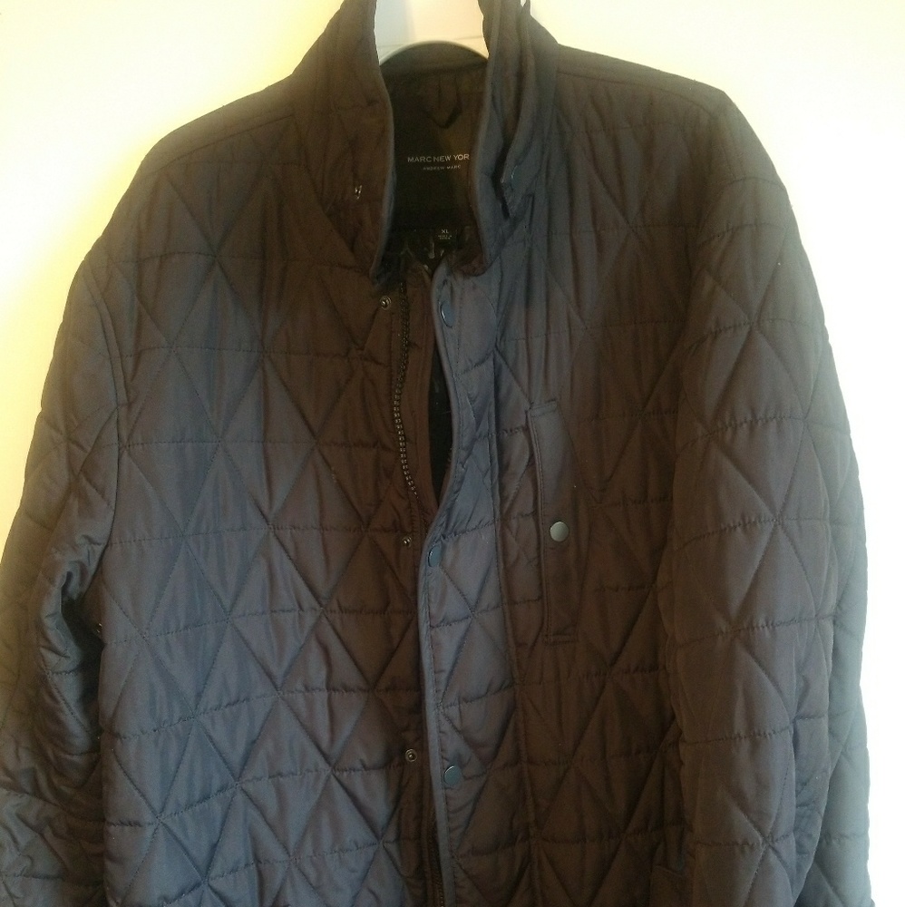 Marc New York puffy trench coat men's XL
