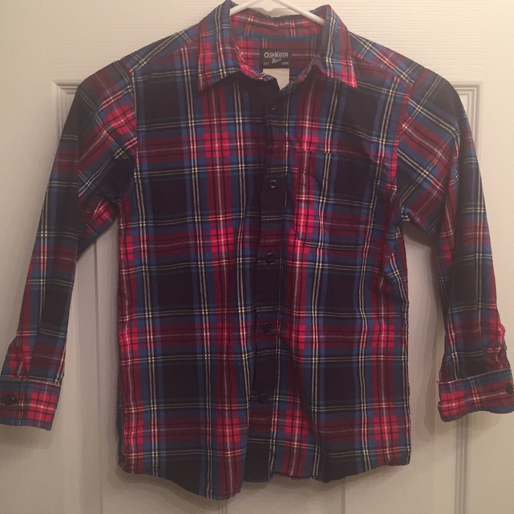 Boys plaid top