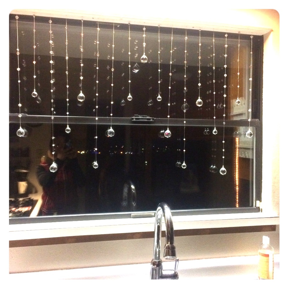 Handmade crystal curtians