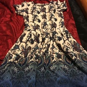 Lularoe xl Amelia Dipped unicorn