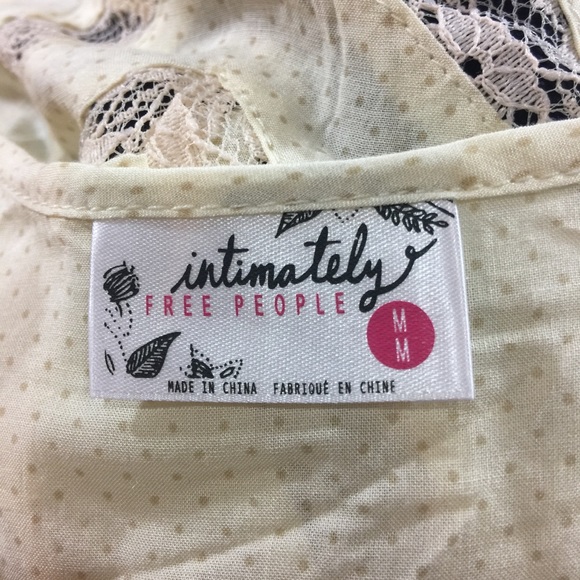 {FREE PEOPLE} NWT Voile & Lace Trapeze Slip Dress - Picture 6 of 8