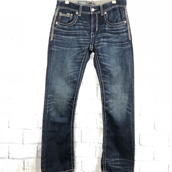 buckle slim fit jeans