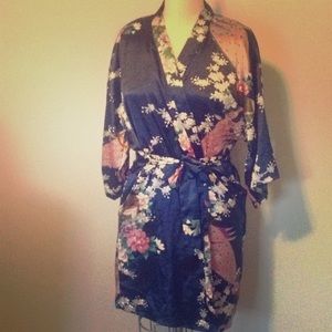 Kimono Navy Blue & Pink.