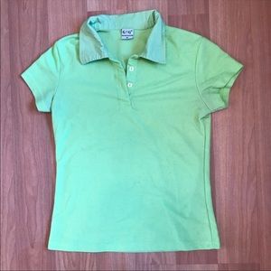 G ! G go go collection lime green polo shirt