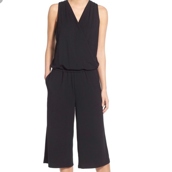 Halogen Pants - 🆕 Final ✂️ [Halogen] Black sleeveless jumpsuit