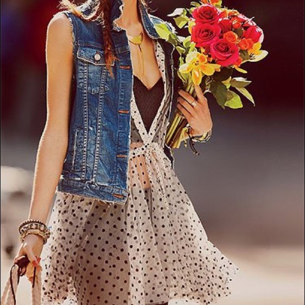 HOST PICK Free People One Flock Dot House Slip