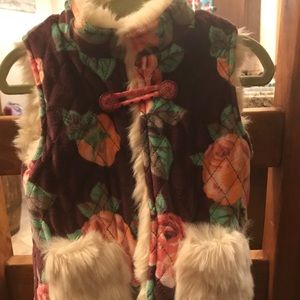Matilda Jane fur reversible vest