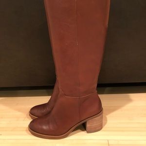 Lucky Brand leather boots. Size 9. Never worn!