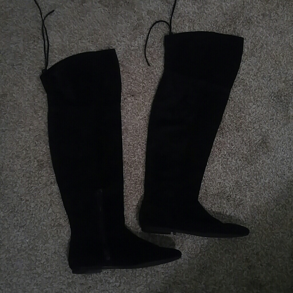 Real leather over the knee Boots