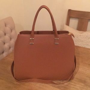 H&M Large Cognac Tote - Never Used!