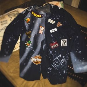 Custom denim jacket  exclusive 1of1 hand made