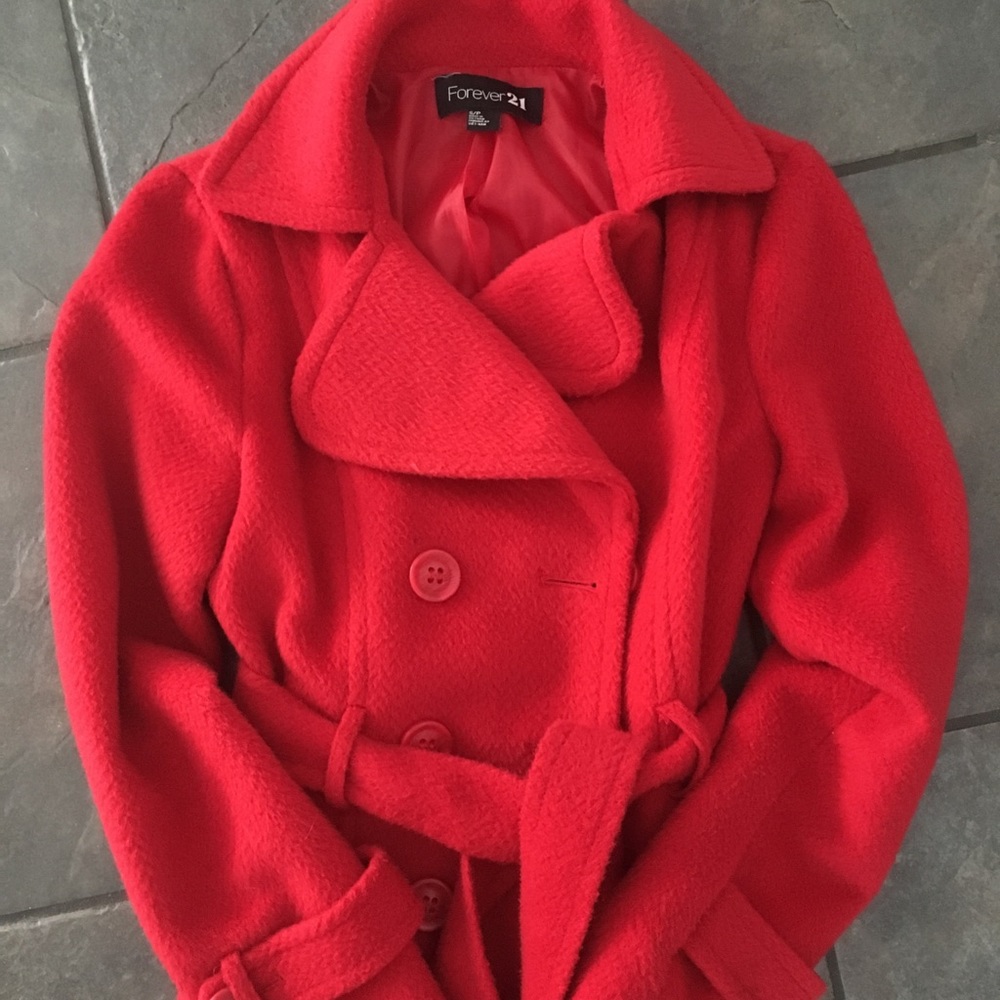 💗sale💗Red pea coat