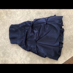 David’s bridal, dark blue bridesmaid gown