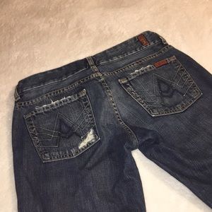 7 for all Mankind boot cut jeans