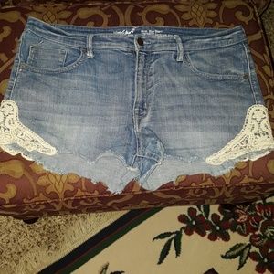 Mossimo hi rise crochet shorts Adorable!