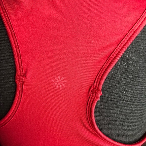 Athleta Racerback burgundy tank - Picture 3 of 5