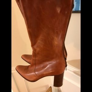 Vintage Anne Klein boots/Sexy back zipper!